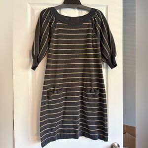 Striped Sweater Dress M